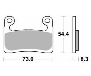 Гальмівні колодки SBS Performance Brake Pads / HHP, Sinter 960HS
